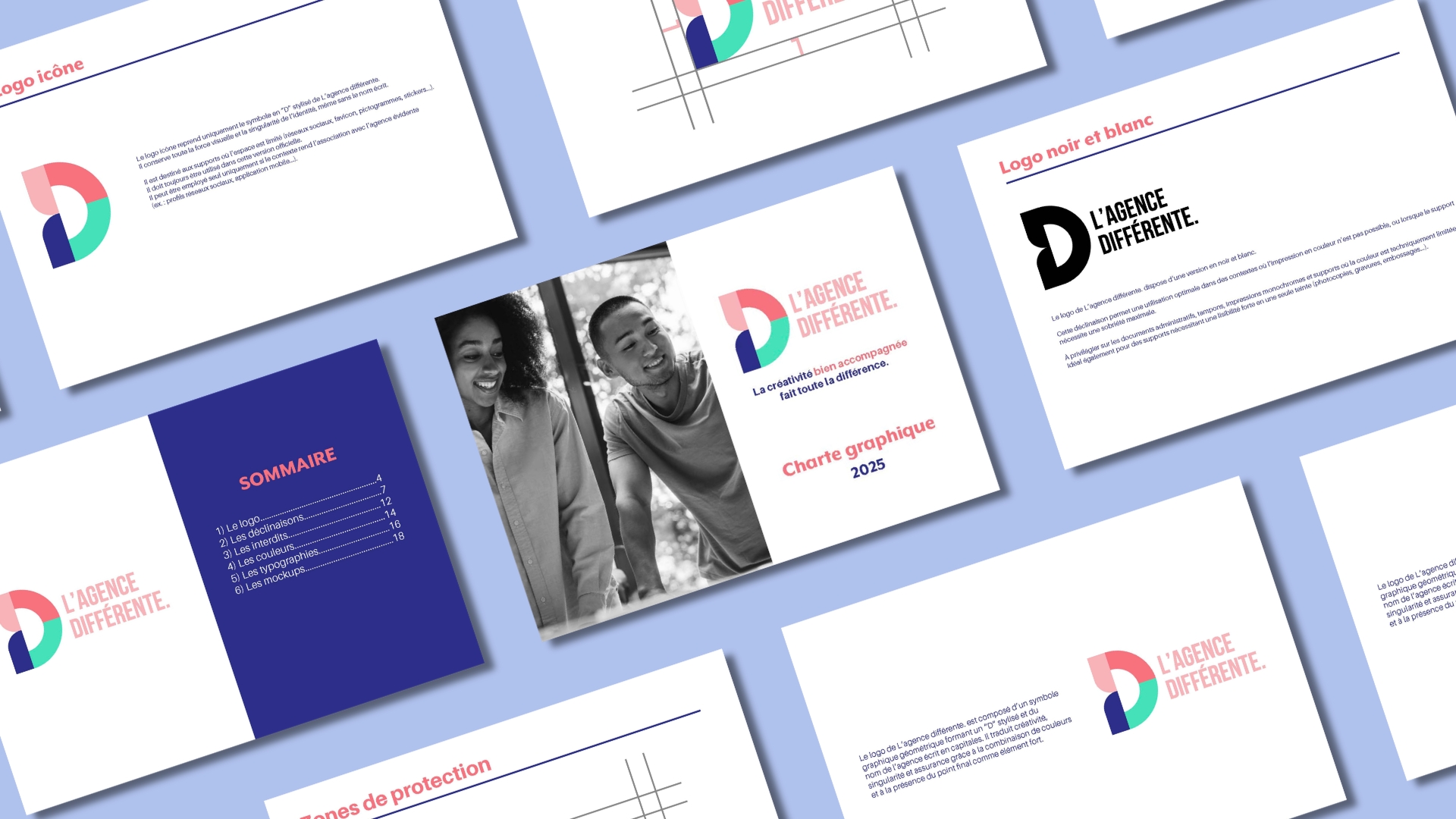 Charte graphique L'Agence Différente