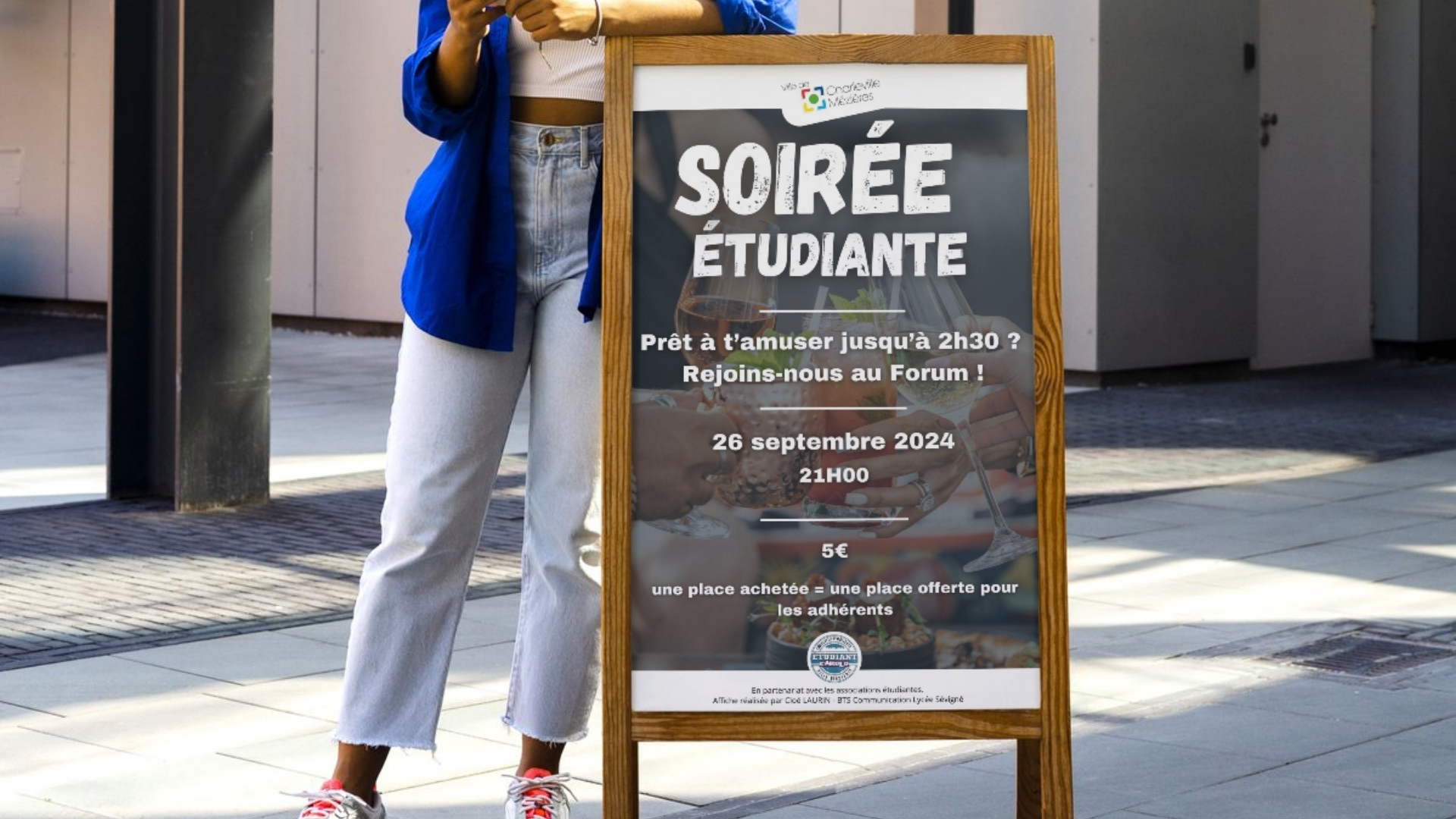 Affiche soirée étudiante