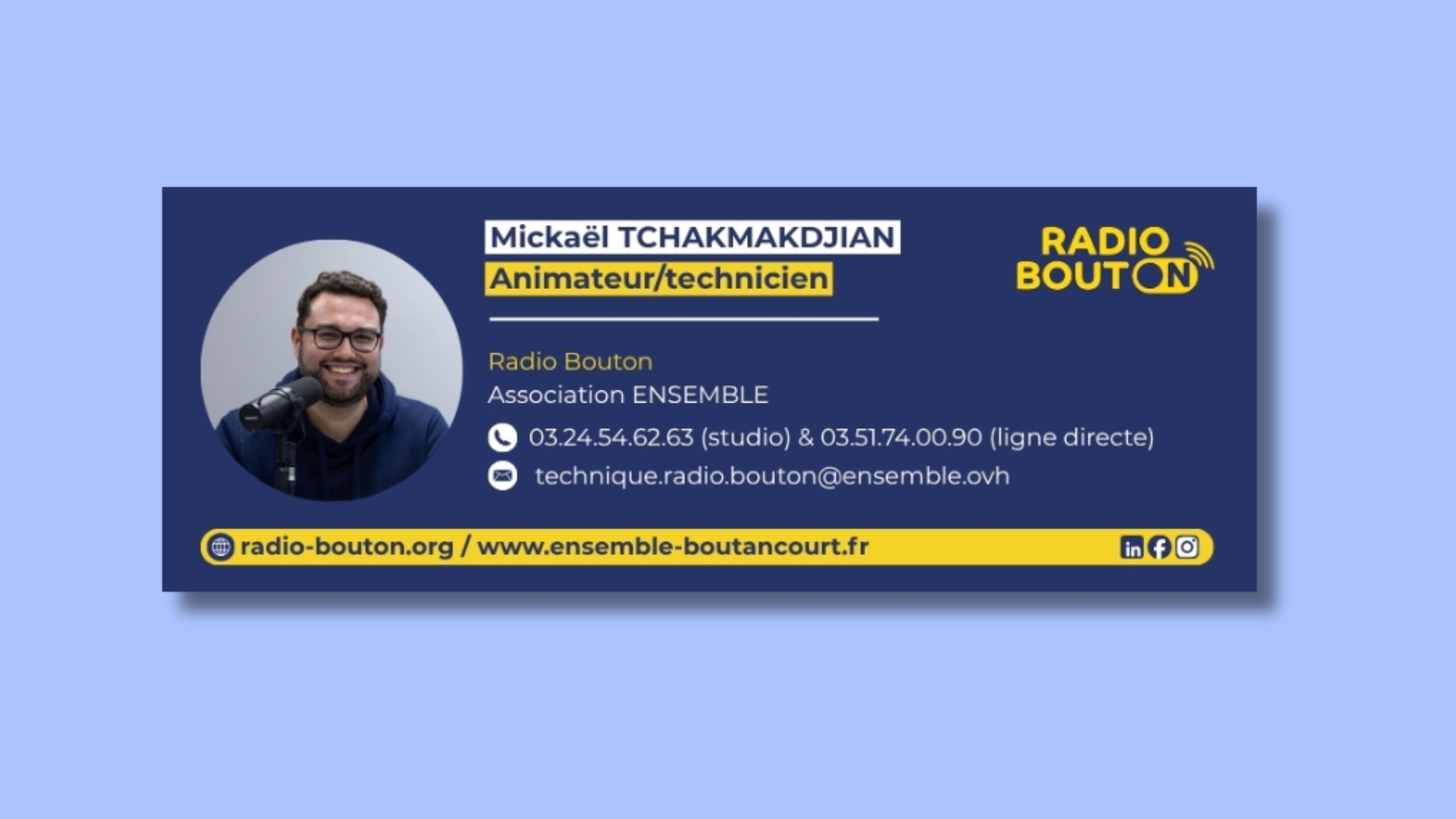 Signature mail Radio Bouton