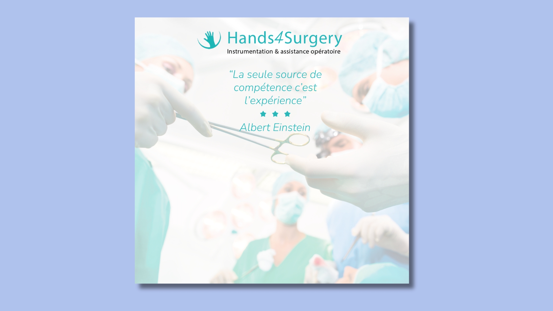 Bâche événementielle Hands4Surgery